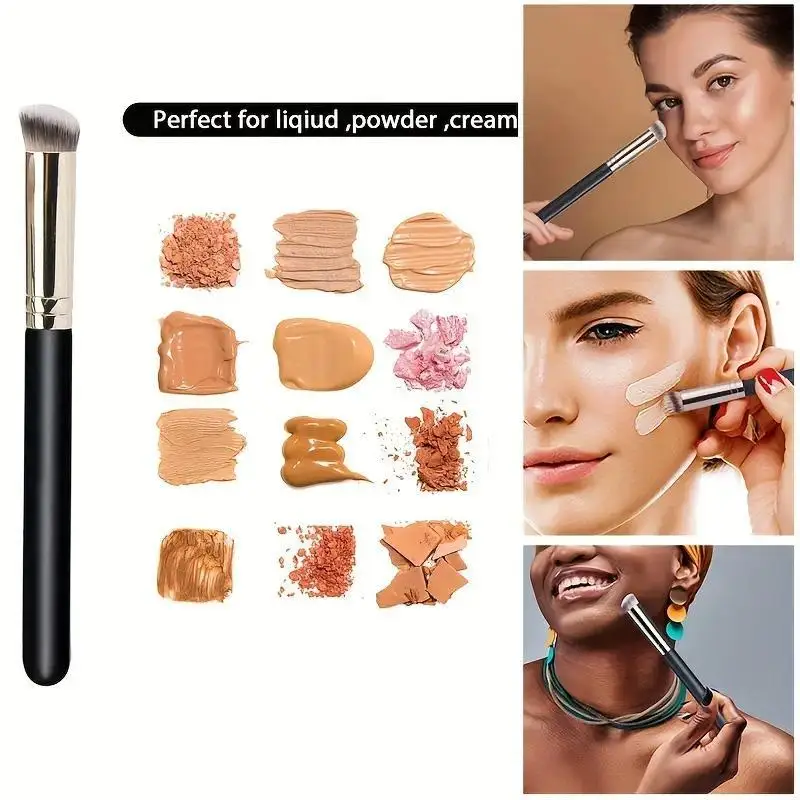 270 Concealer Brush, Flawless Foundation Eye Intense Face Makeup Brush, Premium Nose Contour Kabuki Blush Brush 4