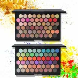 POPFEEL 54-Color Eyeshadow Palette - Versatile Earth Tones & Vibrant Rainbow Shades in One Compact - Create Endless Makeup Looks 1