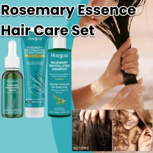 Organic Rosemary Hair Care Set Shampoo&Conditioner&Serum Nourish Strengthen Hair Roots Improve Dry Frizzy Hair Smooth Treatment 1