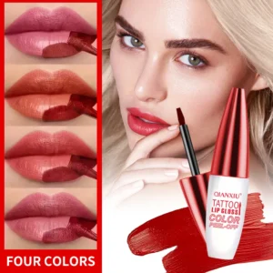 4-color Peel-off Lip Gloss, Water-resistant and Easy To Apply, Long-lasting and Does Not Stick To The Cup 1
