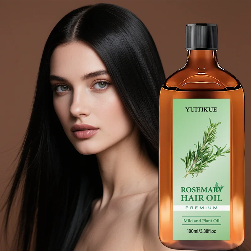 YUITIKUE Premium Rosemary Hair Oil | Mild Plant-Based Formula | For Gentle Hair & Scalp Nourishment & Healthy Hair Care 100ml 3