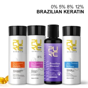 PURC Keratin Treatment Shampoo Conditioner Hair Straightening Products Smoothing Repairing Hair Mask Curly Hair Straighten Care 1