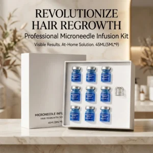 Microneedle Hair Regrowth Kit Solution Scalp Nourishing Serum For Hair Health Maintenance Needle Head Use Scalp Care Kit 1