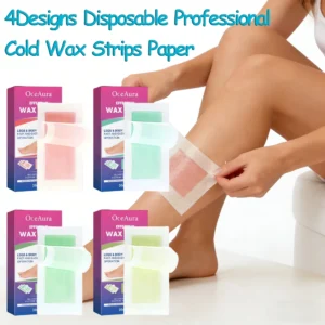 4 Fragrance Depilatory Wax Strips Professional Painless Fast Hair Removal Wax Strips For Facial Body Leg Lip Hair Removal 1