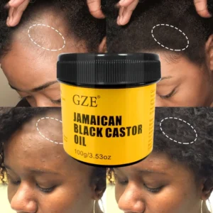 GZE JAMAICAN Black Castor Oil Pure Cold-Pressed for Hair Growth, Skin Moisturizing and Scalp Health - Promoting Thick Hair 1