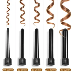 5 in 1 Hair Curling Iron Multifunctional barrel Rotating Professional salon Hair Curler 1