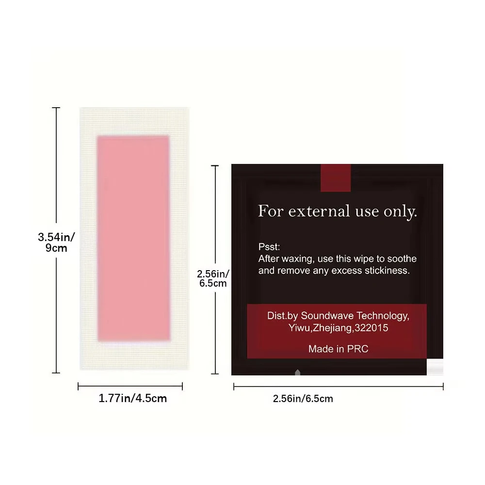 20/40Pcs Professional Hair Removal Wax Strips Waxing Wipe Sticker For Face Leg Lip Eyebrow Leg Arm Body Hair Remove 2