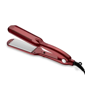 Electronic Hair Curling Irons Curler Straighteners  Titanium Corrugated Crimper Waves Iron Tools 1