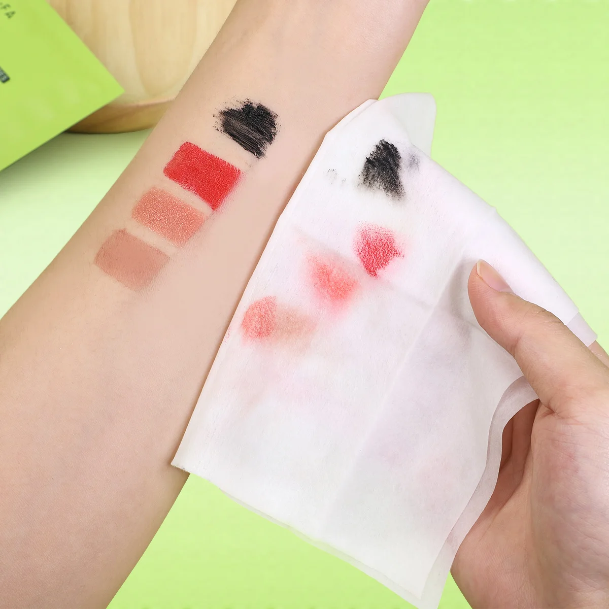 1/2/3 box of avocado makeup remover wipes, gently remove makeup and deeply clean facial skin, individually packaged. 5