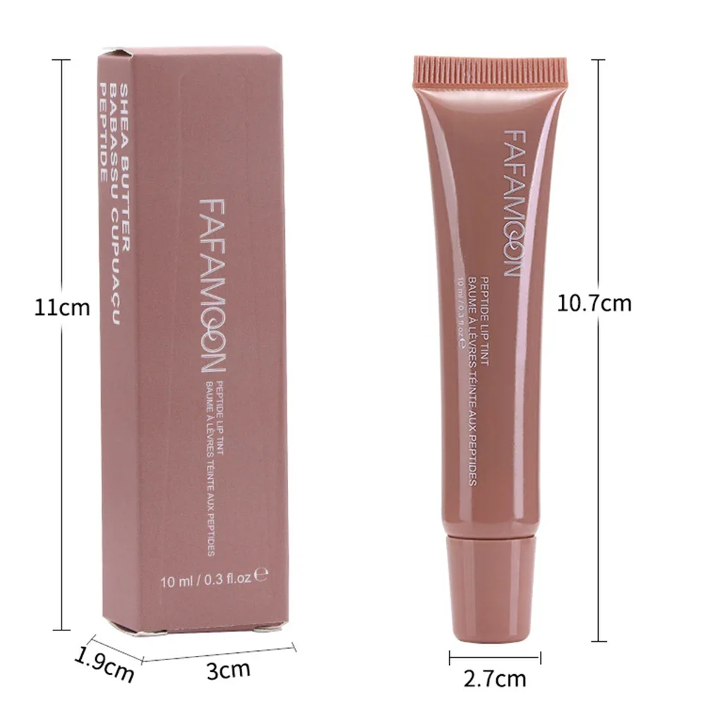 1pcs Soft Tube Mirror Lip Gloss Lip Oil Nude Brown Plumping Lip Gloss Moisturising Transparent Lipgloss Beauty Cosmetics Makeup 6