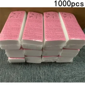 100/200/500/1000PCS Nonwoven Body Cloth Hair Remove Wax Paper Roll Hair Removal Epilator Wax Strip Paper High Quality Wholesale 1