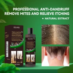 EELHOE Hair Cleaning Shampoo Anti Dandruff Remove Mites Relieve Itching Oil Control Scalp Cleaning Refreshing Hair Shampoo 1