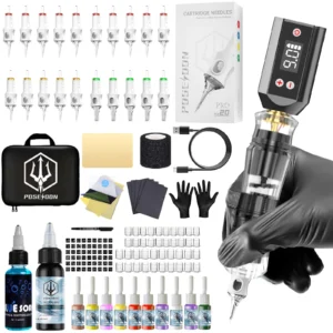 Tattoo Kit Or Tattoo Machine POSEIDON V6 New Tattoo Pen Kit For Permanent Makeup Tattoo Machine Kit transparently Tattoo Kit 1