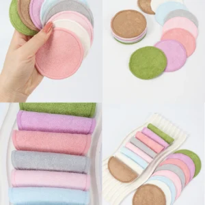 5/10/20 Pack Reusable Makeup Remover Pads Washable Face Cleansing Puff Cloth Clean Sponge Liquid Cream Tools Cosmetic Remover 1