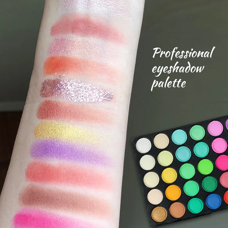 120 Colors Matte Shimmer Eyeshadow Palette Natural Waterproof Lasting Eye Shadow Makeup Set with 20 makeup brushes Cosmetics Kit 4