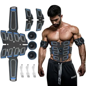 USB Rechargeable Abdominal Muscle Trainer Portable Abdominal Muscle Massager Electronic Training Belt Exercise Fitness Equipment 1