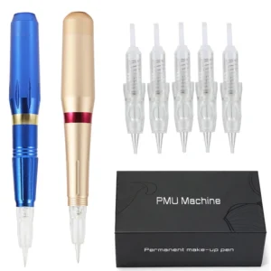 Permanent Makeup Machine for Eyebrows Miroblading Eyeliner Lip Beauty Microshading Professional PMU Machine Tattoo Pen Gun Kit 1
