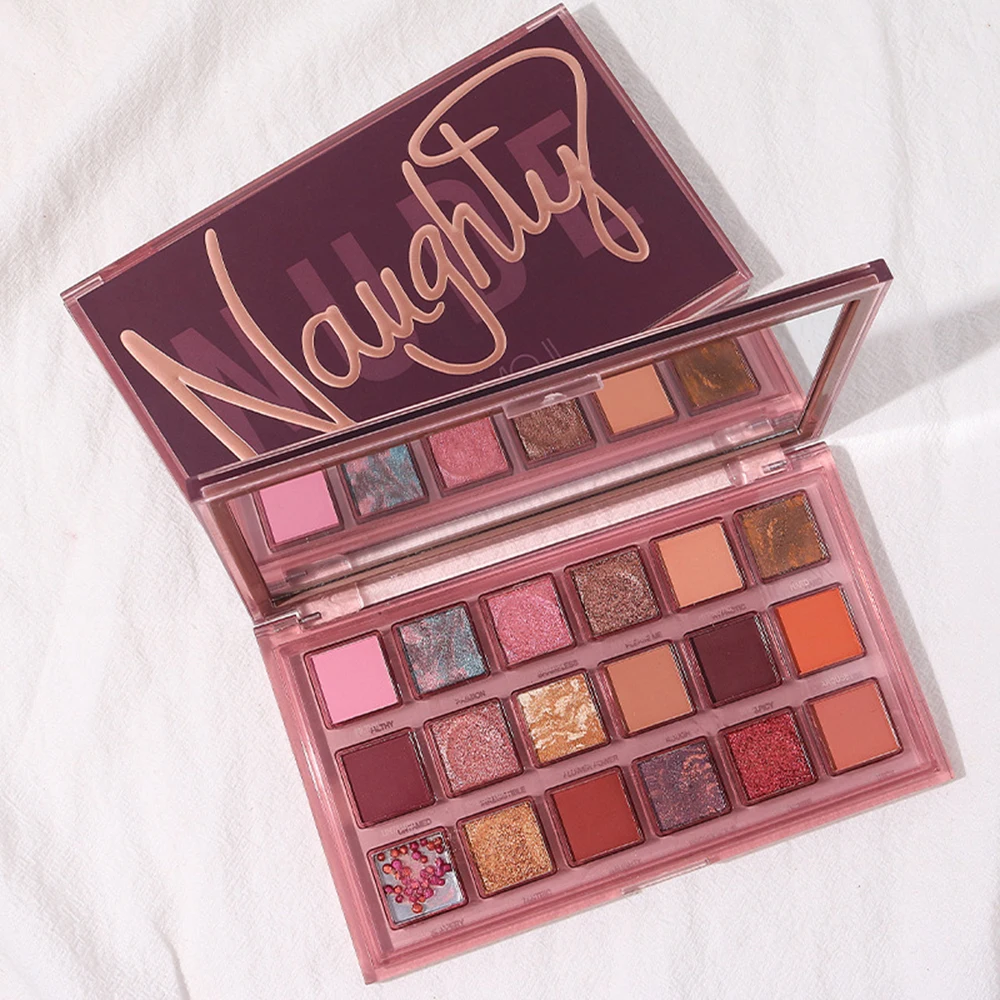 18 Colors Pomegranate seeds Eyeshadow Palette Shimmer Matte Eye Shadow Waterproof Cosmetic Beauty Makeup TSLM2 5