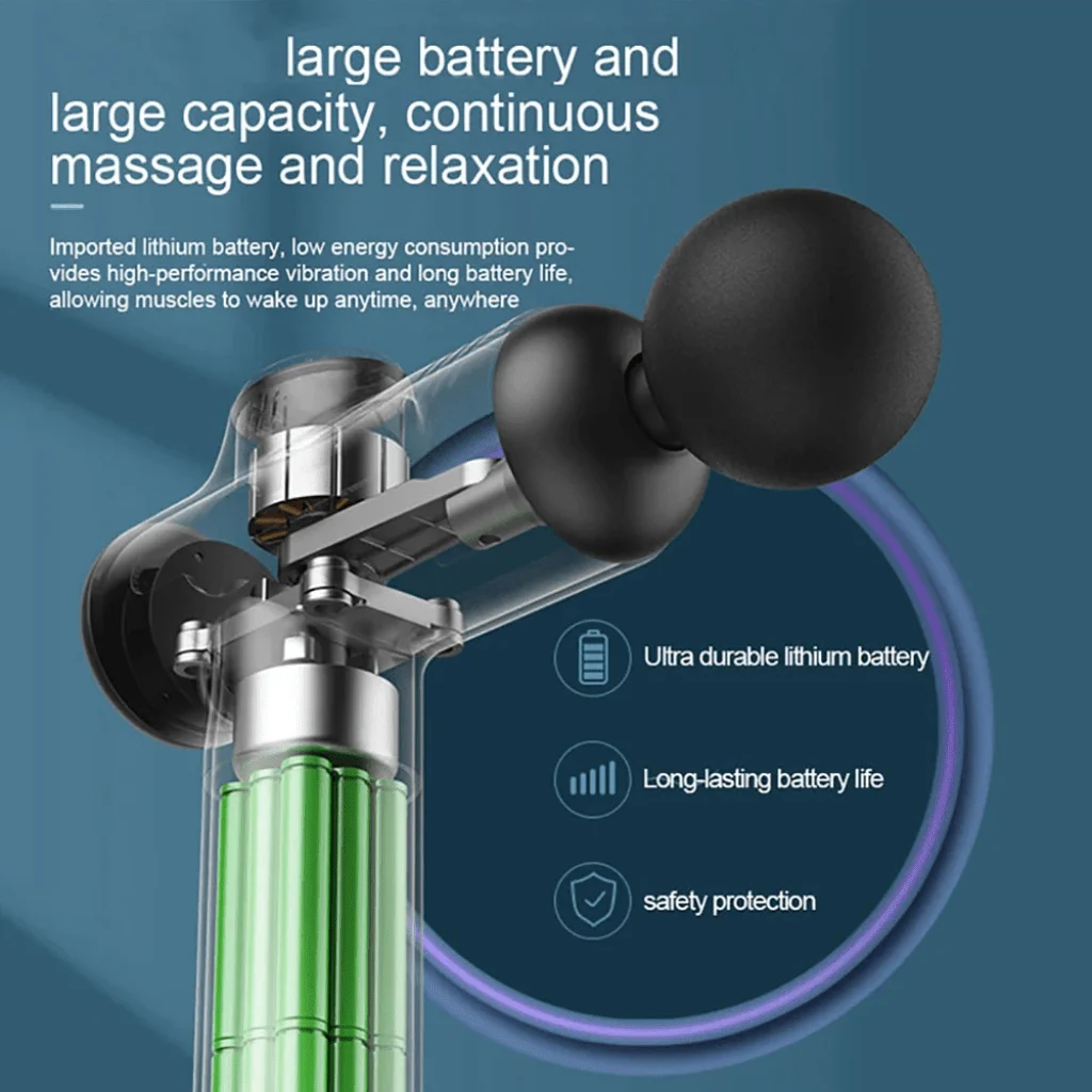 99 Level Massage Gun Fascia Deep Muscle Relax Body Neck Massager Electric Fitness Equipment Noise Reduction Male Female 3