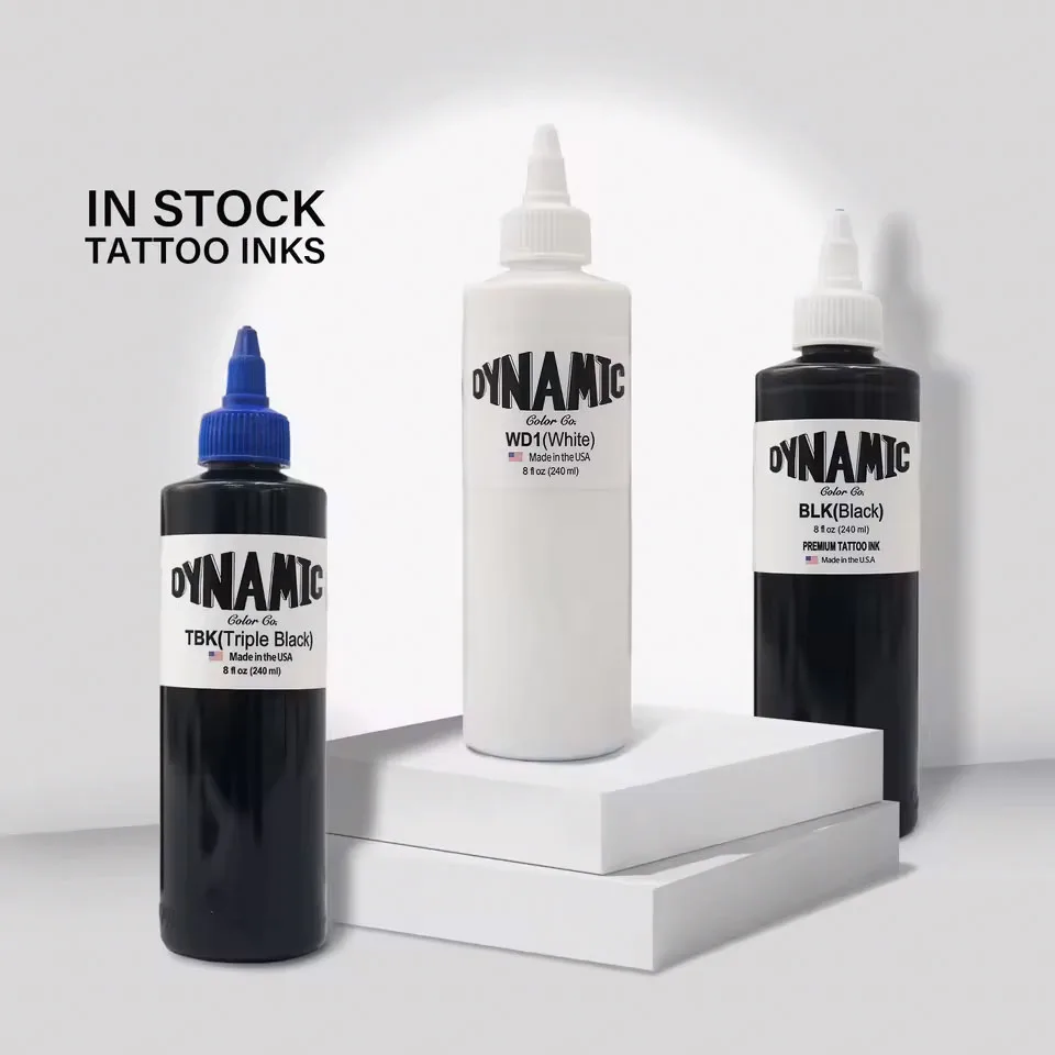 8OZ 240ML Black Tattoo ink Original TBK BLK WD1 Triple Black Ink Professional Tattoo Pigment Permanent Skin Body Art Pigment 2