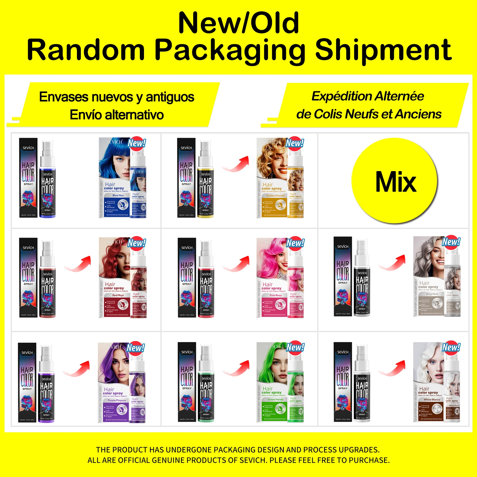 Temporary Hair Color Spray One-Time Hair Dyeing Instant Hair Salon Multi Color Hair Dye Makeup Chalk Washable DIY Party Styling 5