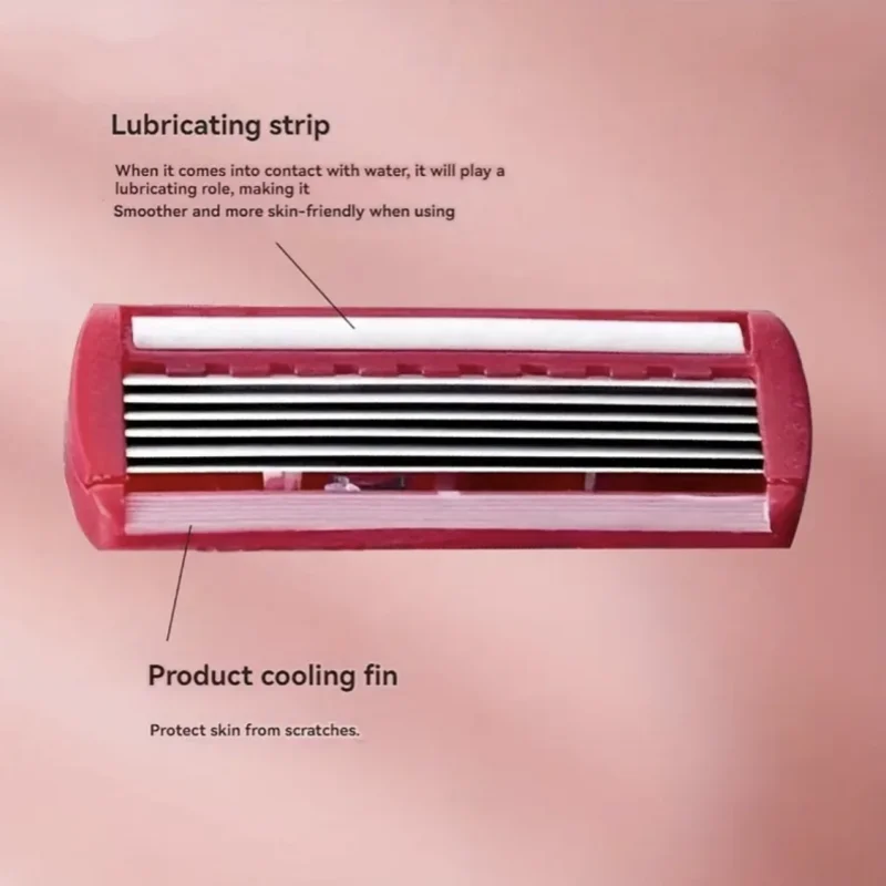 Razor for women 6-Layer blade leg hair underarm shaving knife 6-layer blades razor cross-border spot manual razor Leg shaver 6