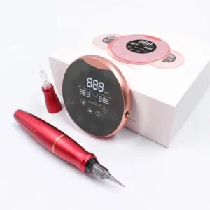 Biomaser P90 PMU Tattoo Machine Kit Universal Cartridge Needle Dermografo Rotary Tattoo Pen For Training Eyebrow Small Tattoo 1