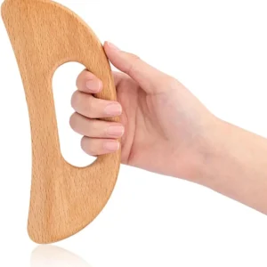 Natural Wooden Cellulite Massager Full Body Gua Sha Tool for Muscle Scraping And Back Massage - Wood Care 1