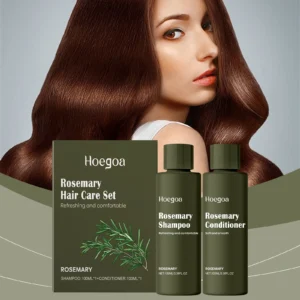 Hoegoa 1set Rosemary Scalp Cleansing Shampoo Conditioner Set Anti Dandruff Frizz Oil Control Nourishing Refreshing Hair Care Set 1