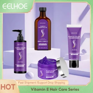 Eelhoe Vitamin E Hair Care Series Dry Damaged Treatment Deep Nourishing Repairs Conditioner Oil Control Hair Growth Shampoo Set 1