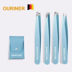 Eyebrow Tweezer Colorful Hair Beauty Fine Hairs Puller Stainless Steel Slanted Eye Brow Clips Removal Makeup Tools 1