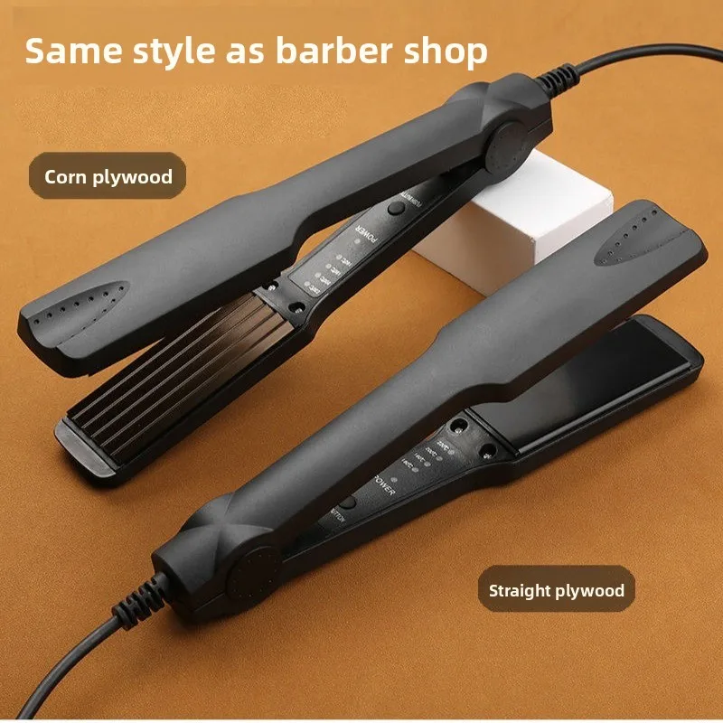 Hair Crimper Curler Ceramic Tourmaline Corrugated Curling Iron Fast Heat Up Adjustable Temperature for Waves Volume Salon Use 2