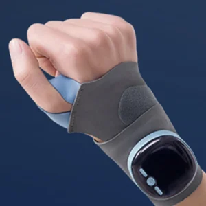 EMS Wrist Massager with Heat – Electric Muscle Stimulator for Carpal Tunnel & Wrist Pain, Portable Rechargeable Device 1