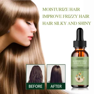 Hair Growth Oil Organic  Peppermint Rosemary Scalp Strengthening Oil Nourishing Care Anti-split Ends and Hair Loss Hair Oil Set 1