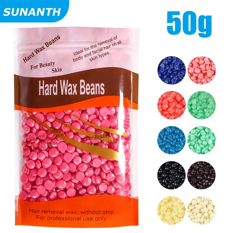 Hair Removal Wax Beads 500g/200g/50g For Wax Heater Painless Depilatory Waxing Body Hair Removal Beans Grooming Tool Unisex 5