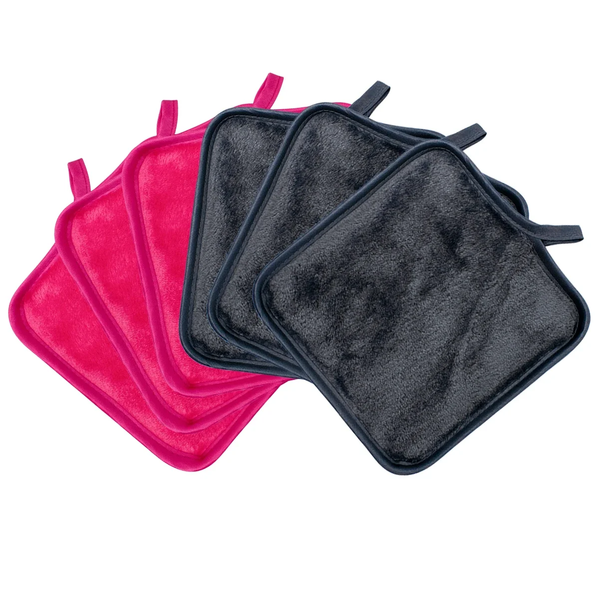 12Pcs Makeup Remover Pads Reusable Facial Pads Makeup Eraser Microfiber Facial Towel Face Cleaner Cleaning Wipes Skincare Beauty 3