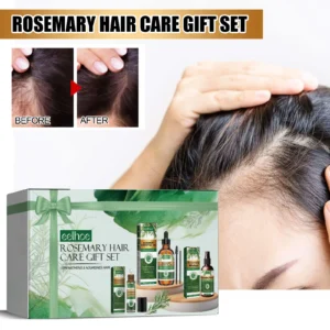 Rosemary Hair Care Gift Set Essential Oil Scalp Treatment Nourishing Thinning Hair Reduce Breakage Sebum Control Natural Formula 1