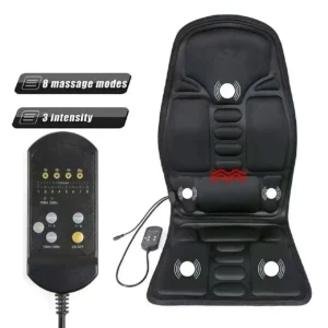 Vibration Massage Seat Cushion for Car Home Use Neck Waist Back Full Body Massage Pad Fatigue Relief Auto Seat Massage Mat 1