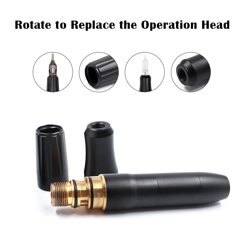 Professional P300 Permanent Makeup Tattoo Machine Kit 2 Heads Microblading Machine For Eyebrow Lip With Tattoo Cartridge Needles 4