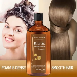 Biotin hair Growth shampoo anti-hair loss treatment for men and women rapid thickening and re-oil beauty health 1