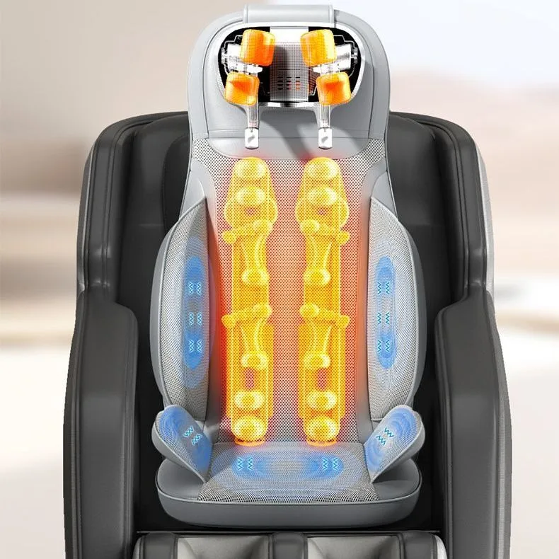 5 Vibrations Waist Hips Electric Back Massager Cervical Massage Chair Seat Cushion for Body Shiatsu Heated Kneading Relaxarion 3