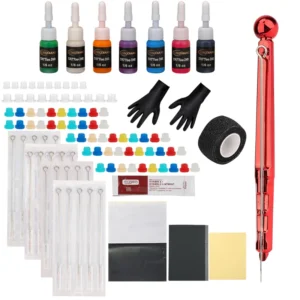 omplete Hand Poke and Stick Tattoo Kit With Tattoo Needle stick Poke NeedleHolder DlY Kit Tool for Tattoo Beginners Practice 1