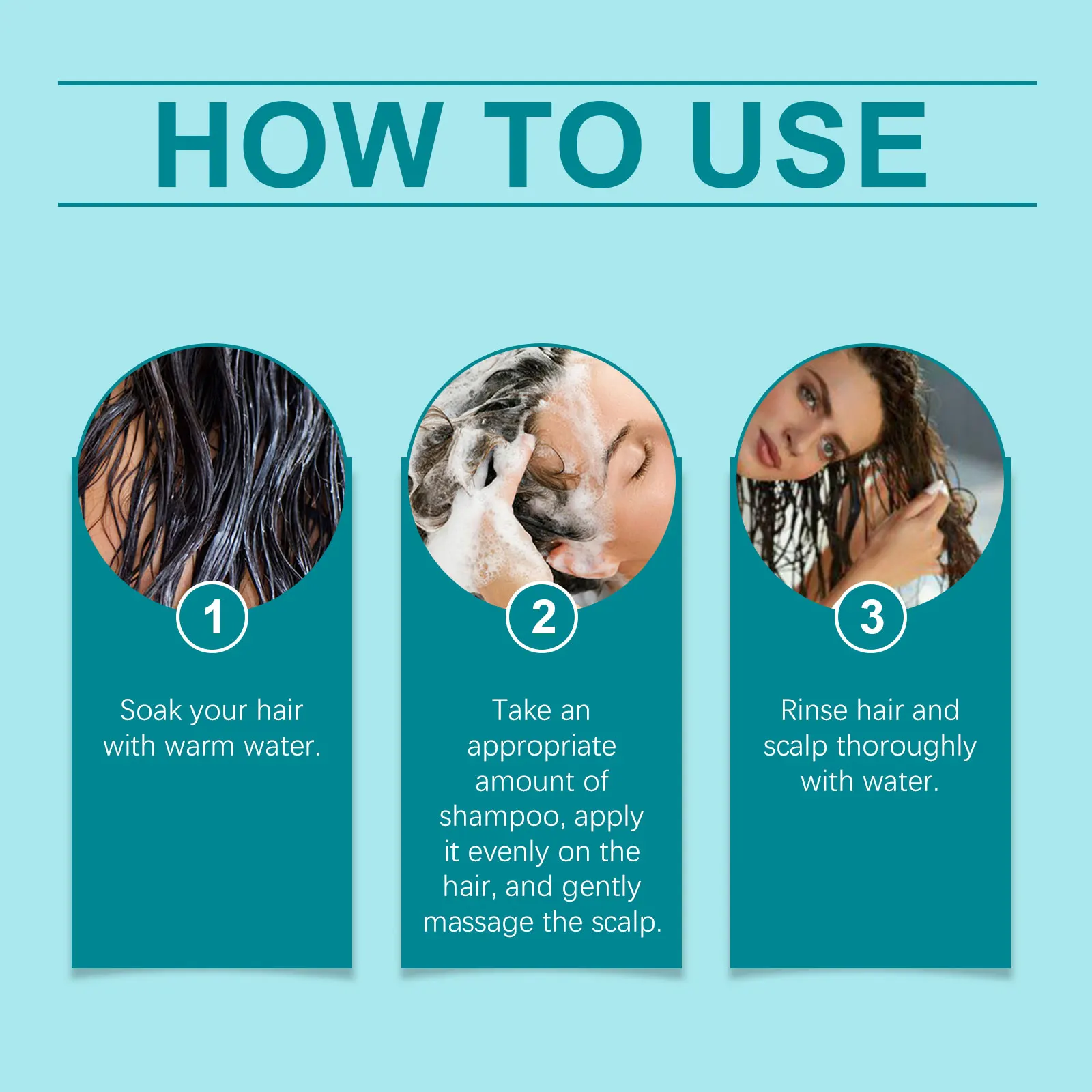 Organic Rosemary Hair Care Set Shampoo&Conditioner&Serum Nourish Strengthen Hair Roots Improve Dry Frizzy Hair Smooth Treatment 6