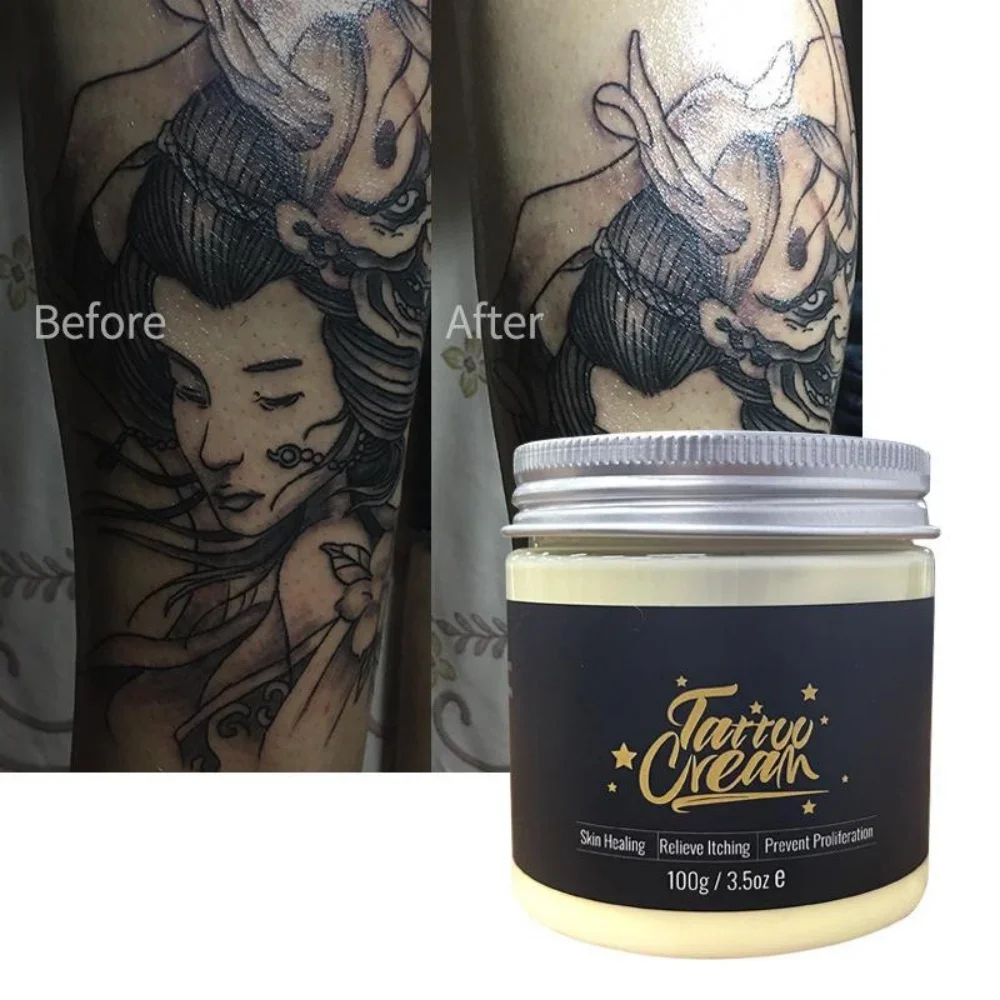 100g/pcs Tattoo Repair Cream Remove Swelling and Soothe Tattoos Butter Moisturizing Skin Care Anti-Scar Tattoo Accessories 3