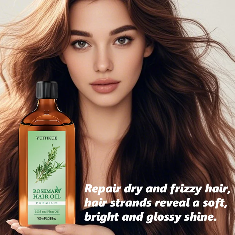 YUITIKUE Premium Rosemary Hair Oil | Mild Plant-Based Formula | For Gentle Hair & Scalp Nourishment & Healthy Hair Care 100ml 4