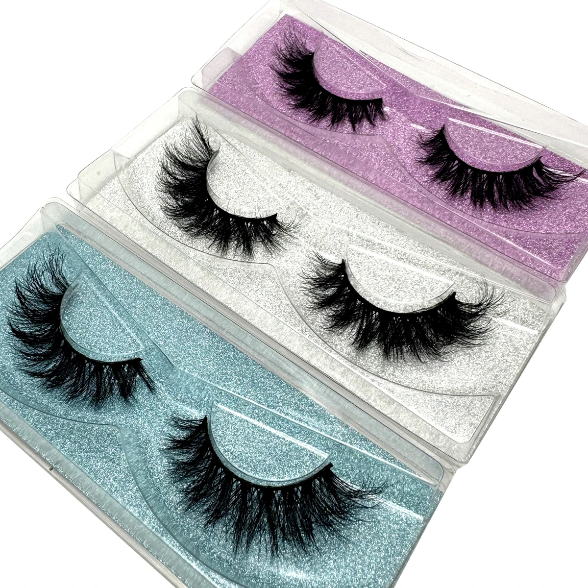 New 21Pairs Natural Fluffy volume False Eyelashes Dramatic Thick 3D Mink Lashes Extension Makeup Lashes Wholesale Cílios In Bulk 3