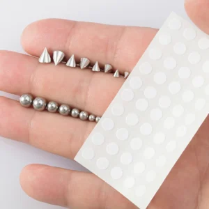 New Sticker Fake Eyebow Dimple Face Piercing Belly Nose Ring Lip Stud No Piercied Earring Dermal Anchor Top Body Jewelry 1