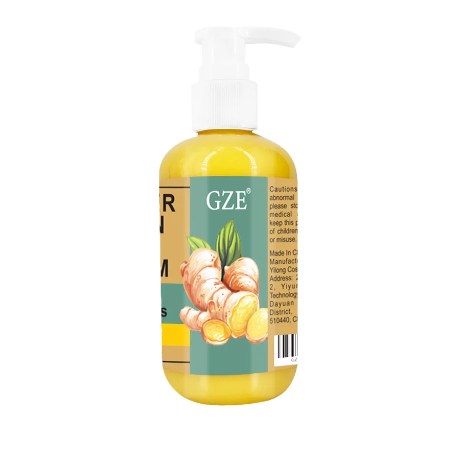 GZE GINGER HAIR CREAM Ginger Hair Strengthens Cream Moisturizing Scalp Massage Hair Care Serum Conditioner 3