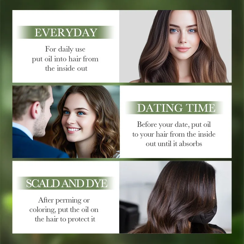 SADOER Korean Ginseng Hair Oil 50ml Scalp Activating Treatment for Hair Loss Thinning Hair Repair Dry Damaged Nourishing Essence 4