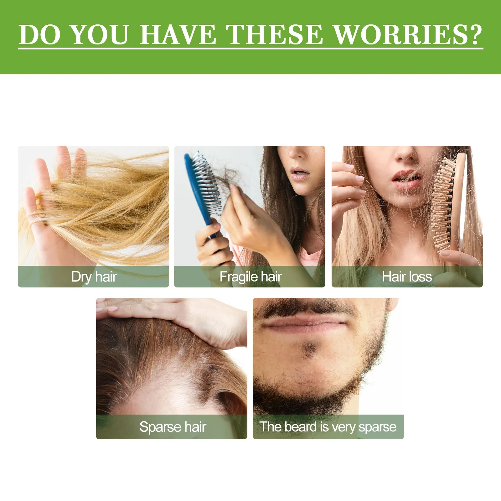 Rosemary Hair Growth Oil Hair Care Thickness Loss Deep Nourishing Scalp Care Strengthen Repair Damaged Oil Control For Men Women 3